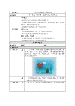 小学科学教科版五年级下册.docx