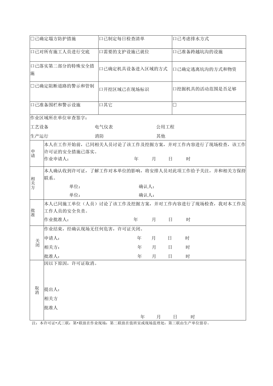 挖掘作业许可证.docx_第2页