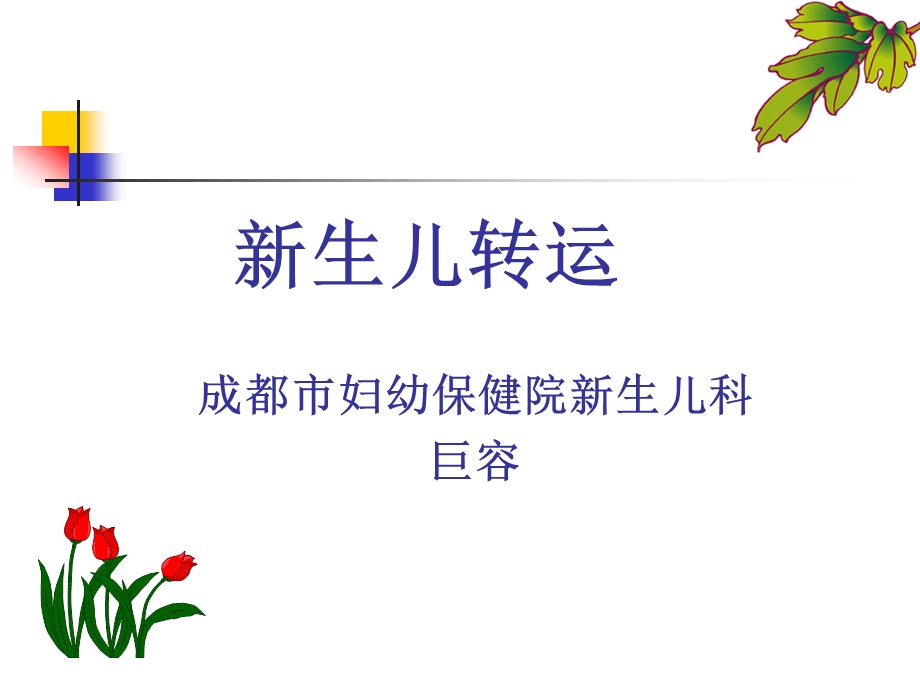 新生儿转运名师编辑PPT课件.ppt_第1页