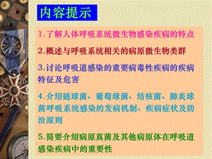 人体呼吸系统的微生物感染疾病武汉大学研究生课件文档资料.ppt