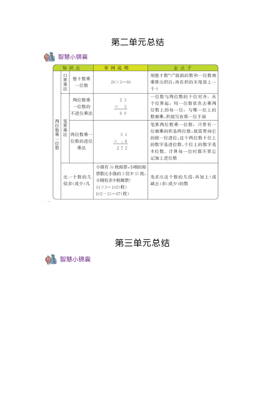 青岛版(六年制)三年级数学上册全册知识点汇总.docx_第2页