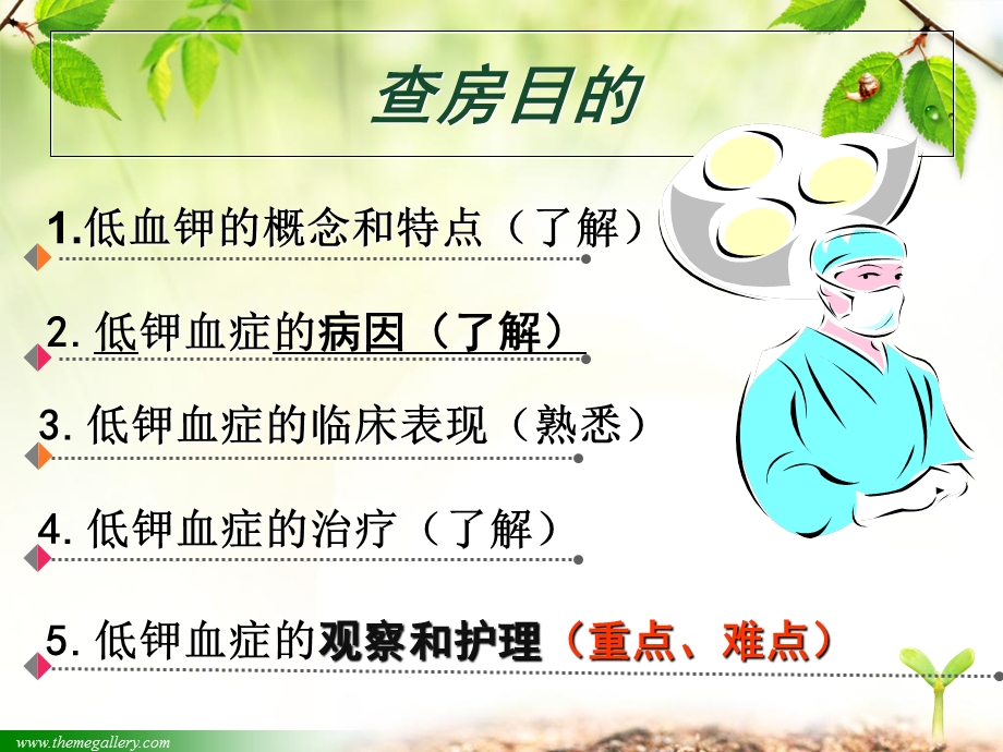 低钾血症的观察与护理文档资料.ppt_第1页