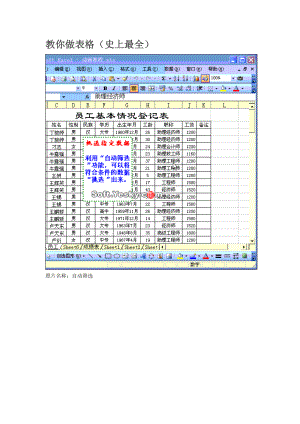 [电脑基础知识]教你做EXCEL表格.doc