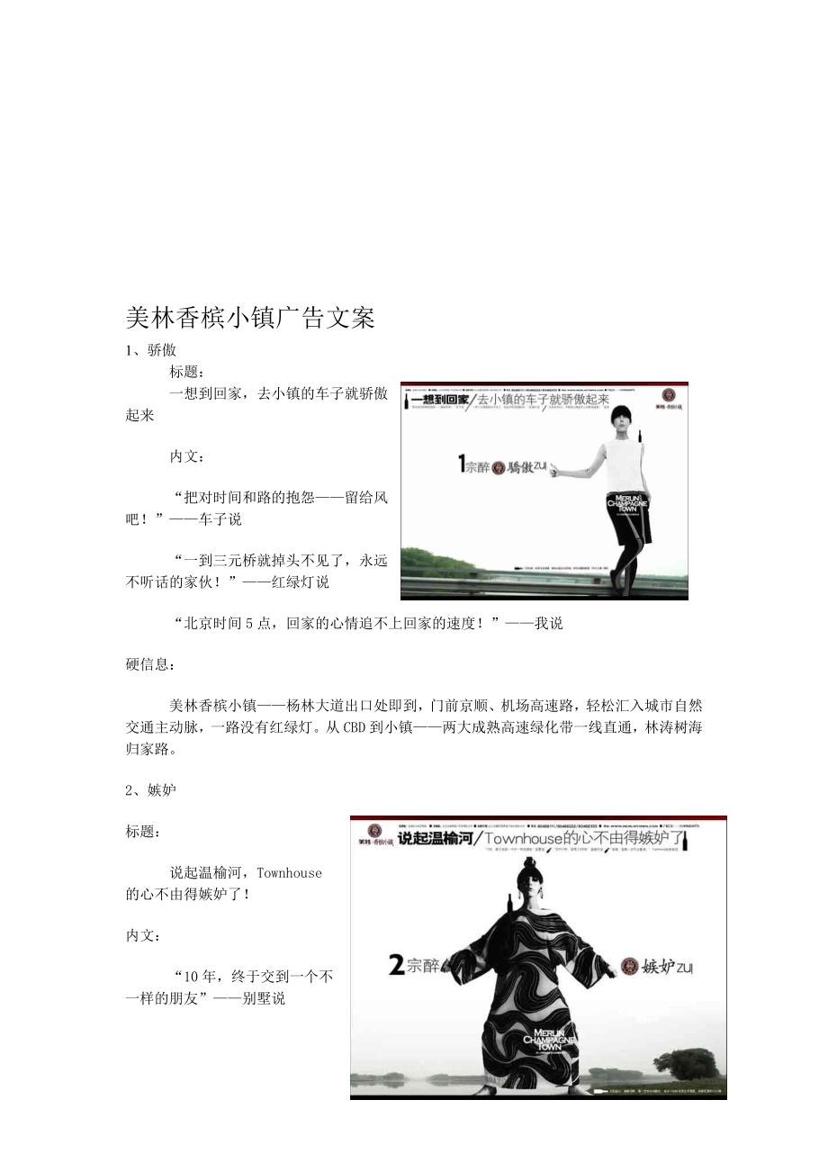 最新美林香槟小镇广告投放文案名师精心制作教学资料.doc_第1页