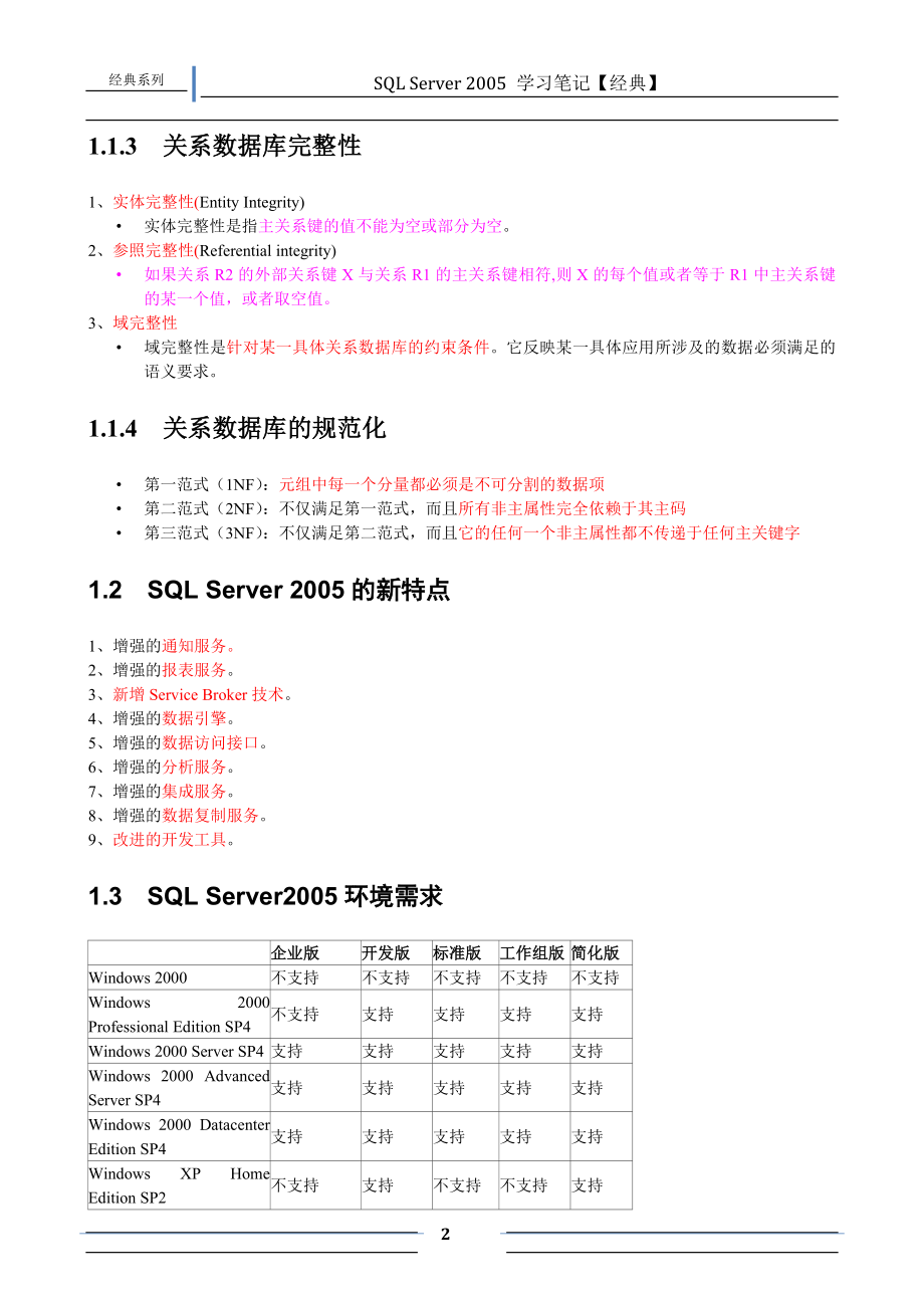 [计算机软件及应用]SQLSerer学习笔记.doc_第2页