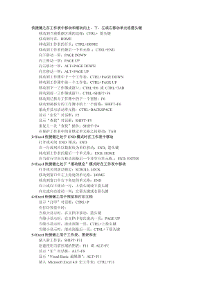 [电脑基础知识]Excel快捷键.doc