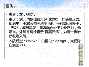 上消化道出血的案例及其护理文档资料.ppt