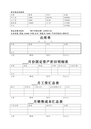 [财会考试]会计实务实补充资料.doc