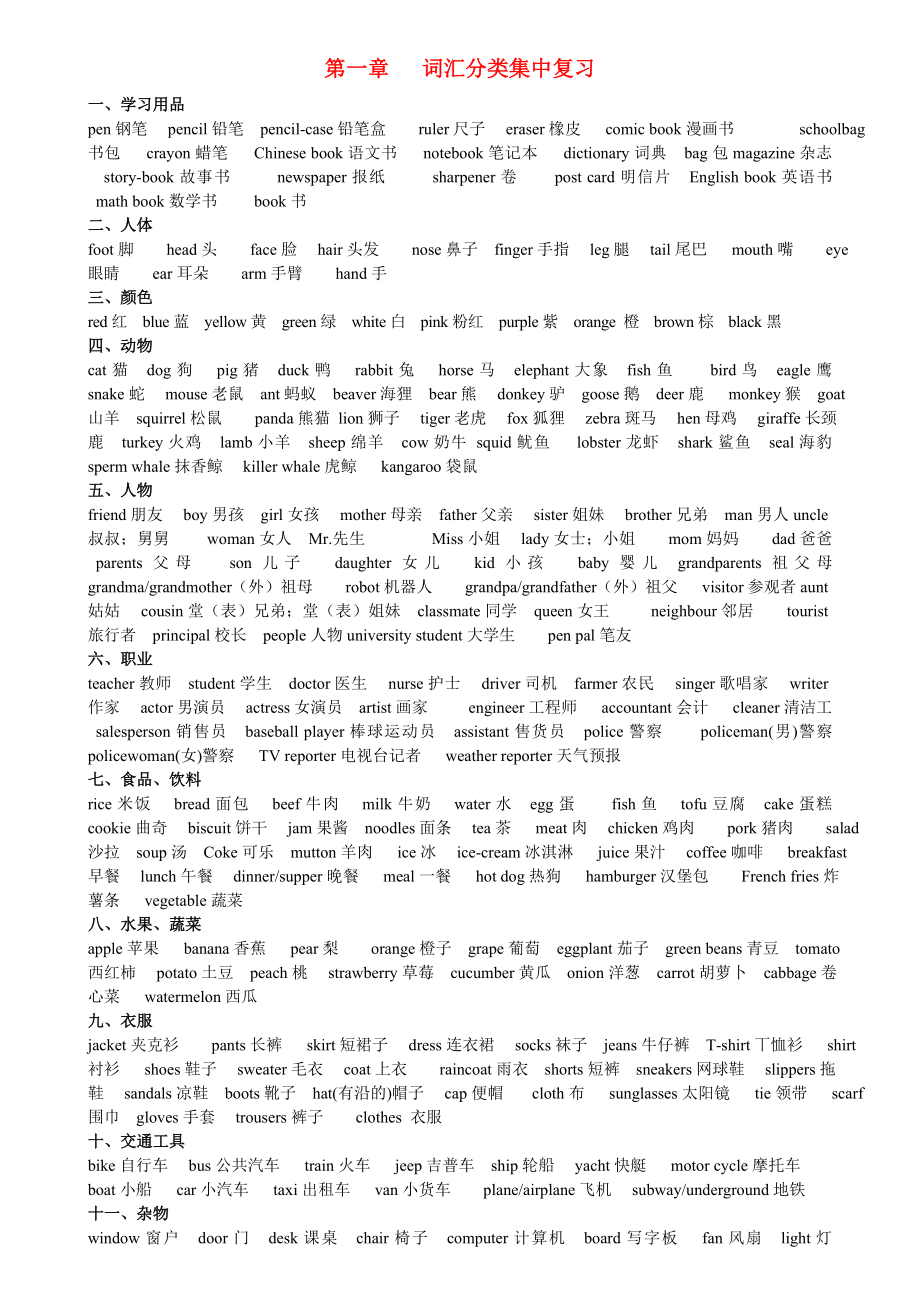 部编版(超详)小学英语知识点归纳汇总.doc_第3页