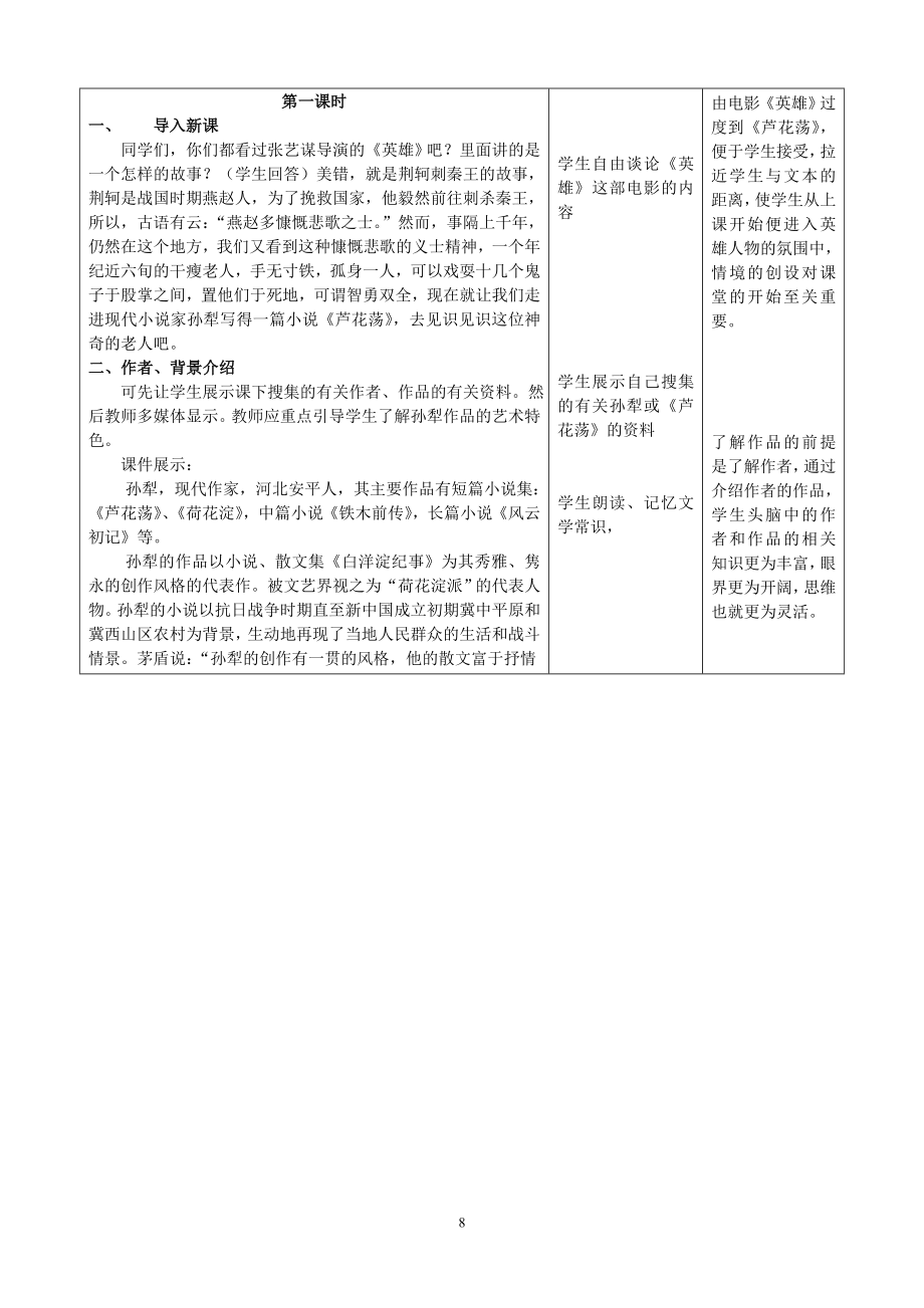 2.芦花荡教案教学文档.doc_第2页