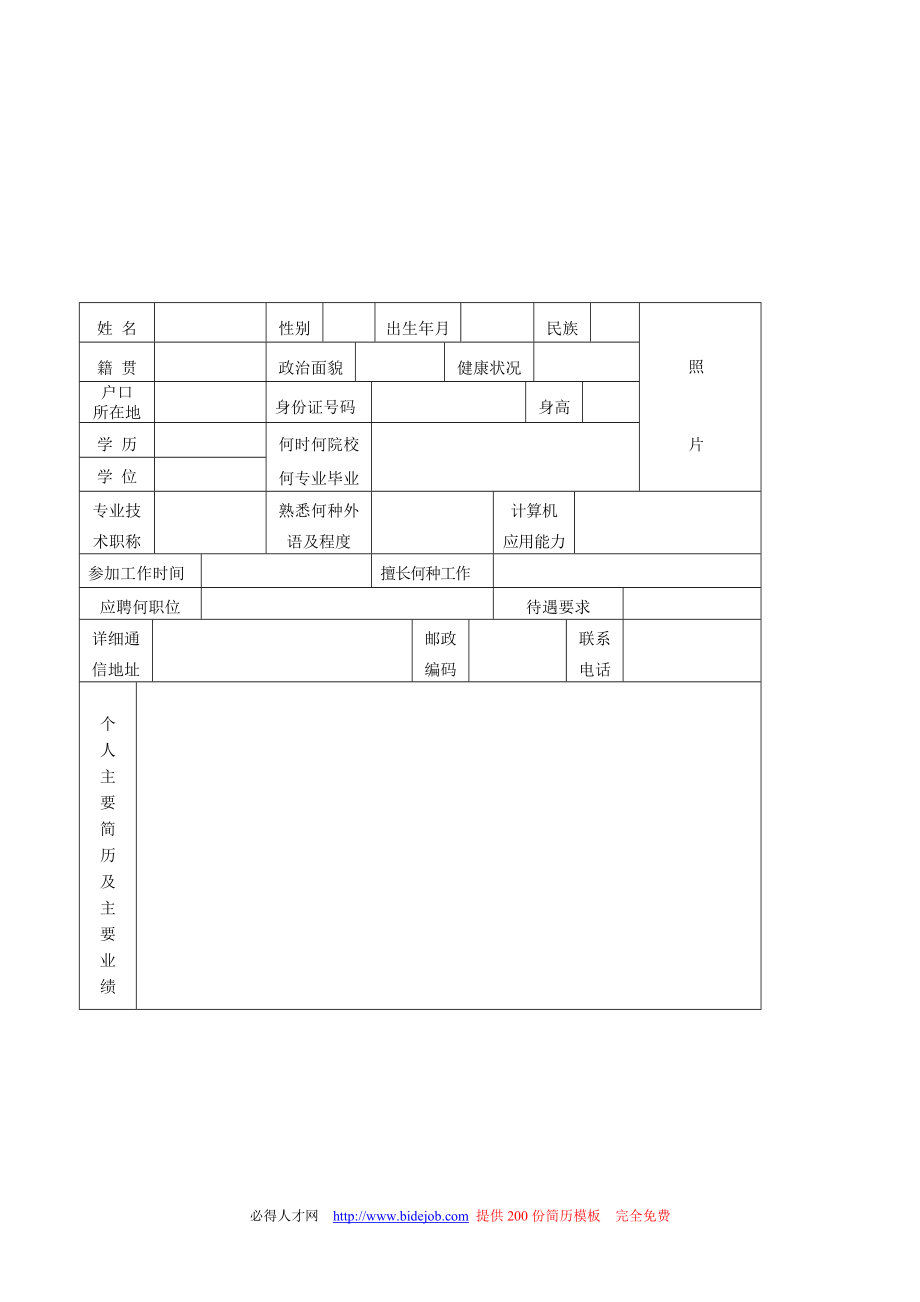 [求职简历]优秀个人简历模板集合.doc_第3页