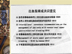 急性上消化道出血诊的内镜下治疗文档资料.ppt