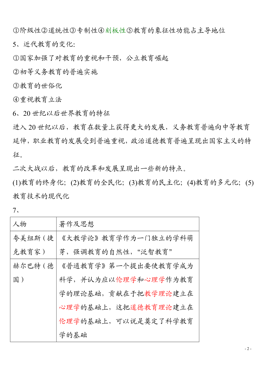 [教育学]中教教育学复习资料整理终极版.doc_第2页