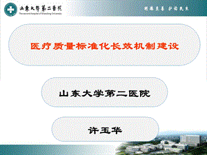 医院医疗质量标准化长效机制建设ppt课件精选文档.ppt