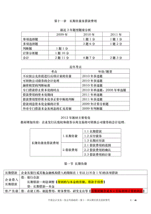 [财务管理]中级会计实务11长期负债及借款费用.doc