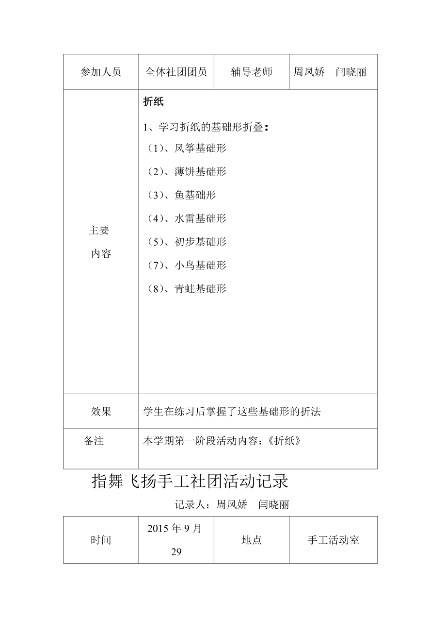 手工社团活动记录.doc_第3页