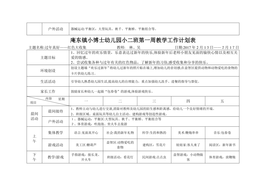 小班第二学期周计划.doc_第2页