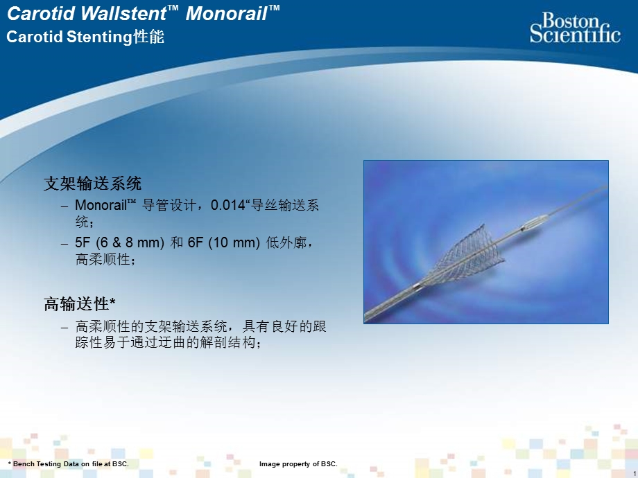 劲动脉支架Carotid wallstent课件精选文档.ppt_第1页