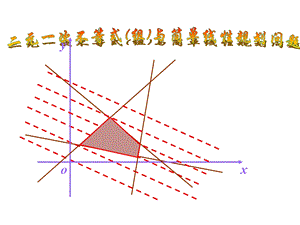 二元一次方程与平面区域(第一课时).ppt