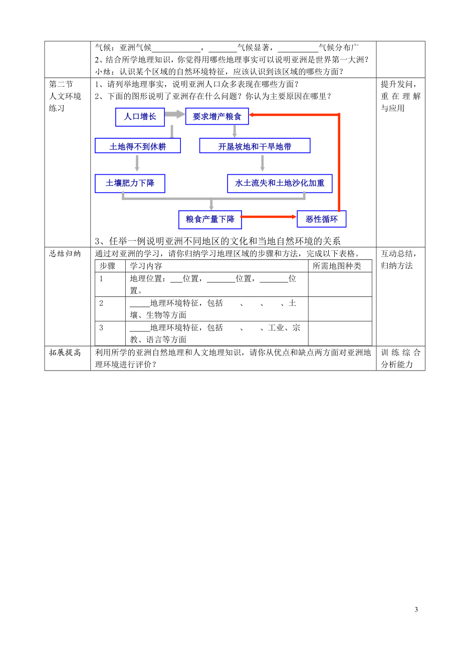 我们生活的大洲亚洲复习课教学设计张.doc_第3页