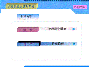 护理学导论护理职业道德与伦理电子在教案精选文档.ppt