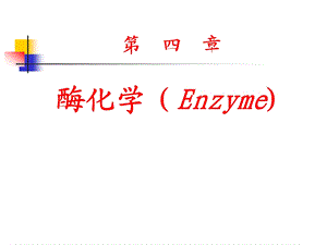 最新生物化学第四章酶PPT课件..ppt