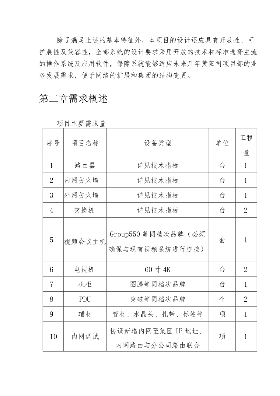 黄阳司项目部网络建设项目第一章项目概述.docx_第2页