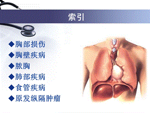 最新普胸外科PPT文档.ppt