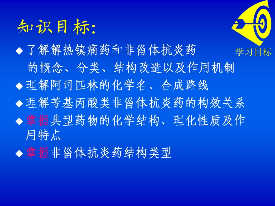 最新：药物化学(第二版)第十章 解热镇痛药及非甾体抗炎药文档资料.ppt_第1页