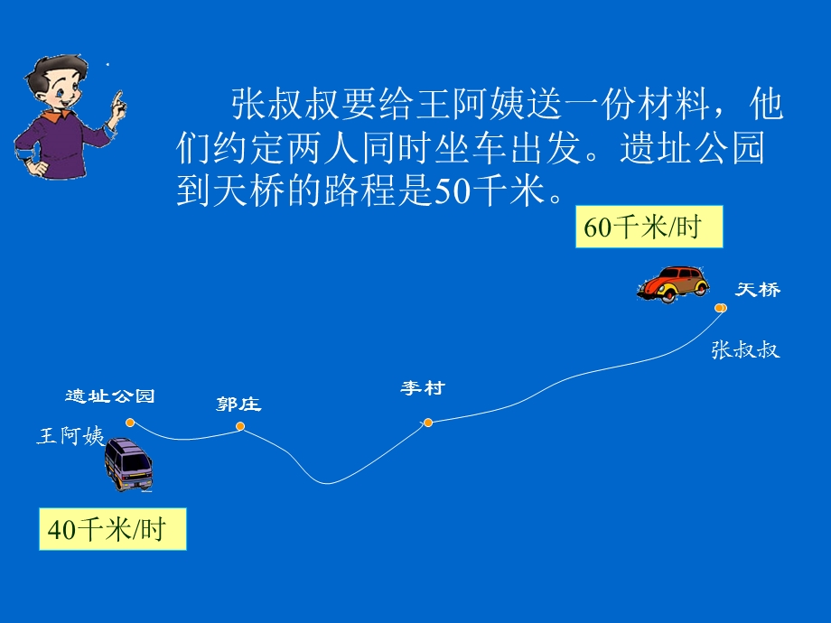 北师大版数学五年级上册《相遇问题》PPT课件2.ppt_第3页