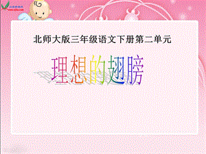 北师大版小学三年级下册语文理想的翅膀课件PPT.ppt