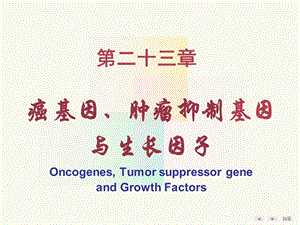 最新：癌基因、肿瘤抑制基因与生长因子文档资料.ppt