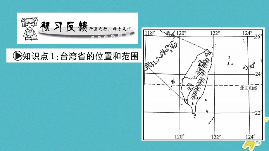 广西八年级地理下册第7章第4节台湾省第1课时习题课件新版商务星球版.pptx_第1页