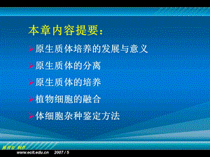 最新植物组织培养第七章植物原生质体培养及细胞融合PPT文档.ppt