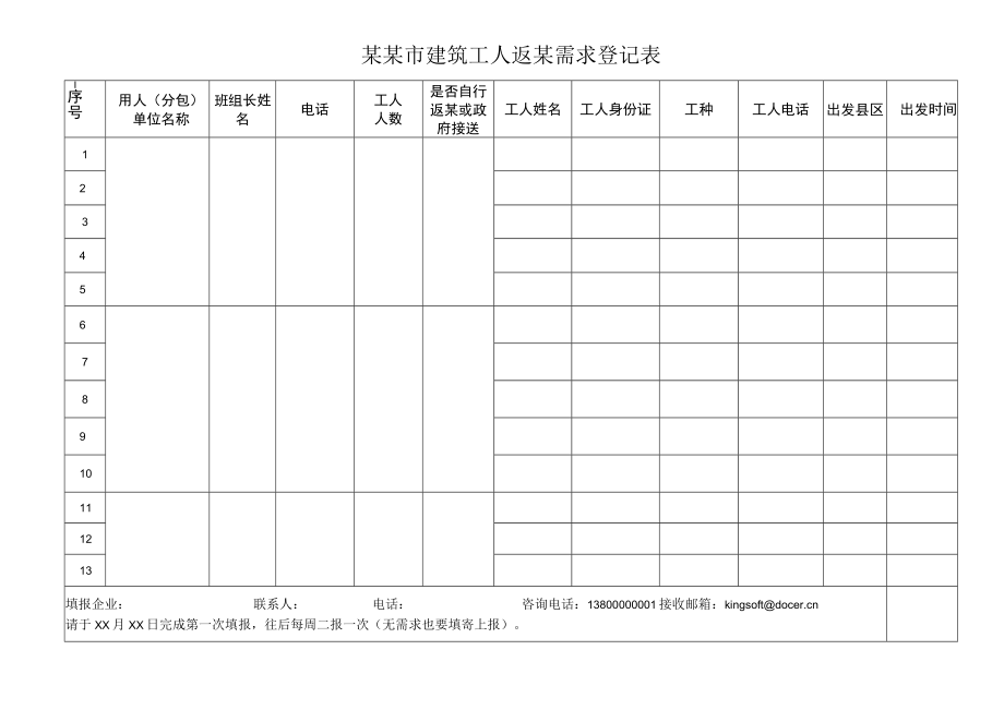 建筑工人需求登记表.docx_第1页