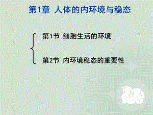 最新人教版教学课件1.1细胞生活的环境——张韶杰PPT文档.ppt