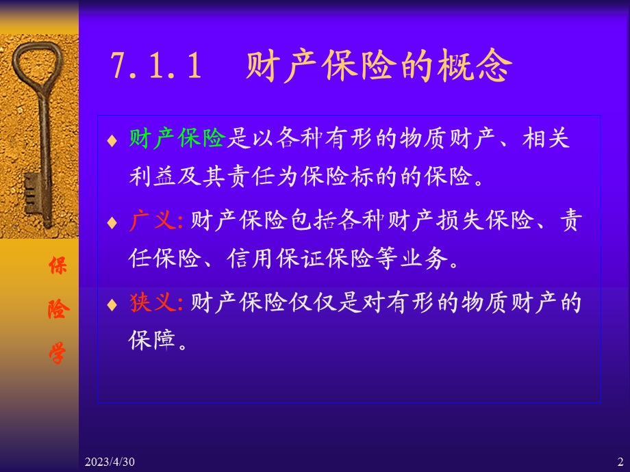 [从业资格考试]第7章财产保险.ppt_第2页