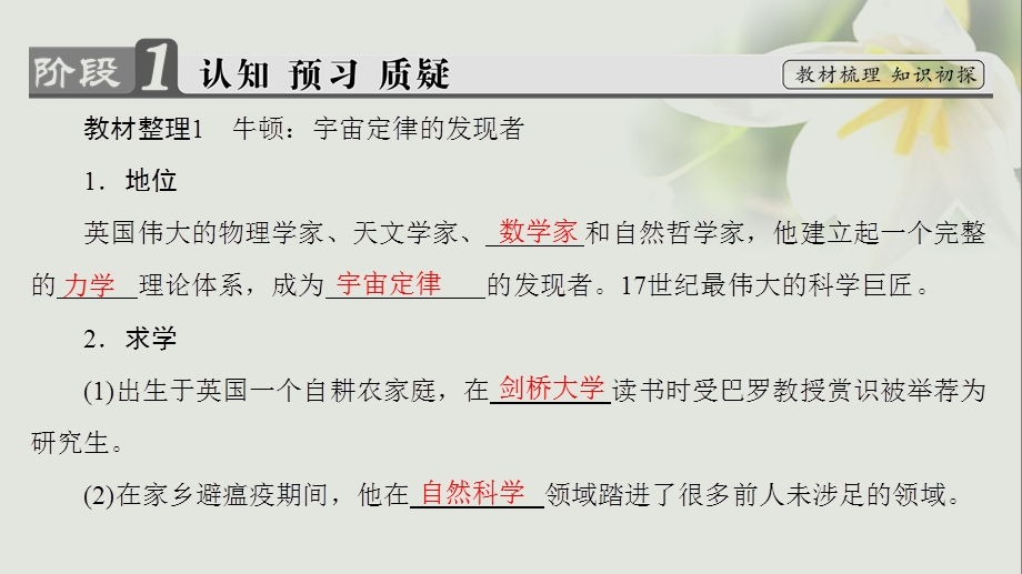 最新：高中历史专题6杰出的中外科学家二影响世界发展进程的科学巨人课件人民版选修文档资料.ppt_第2页