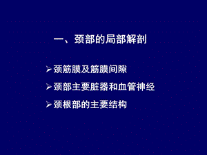 人体断层解剖学颈部和喉的断层解剖PPT文档资料.ppt