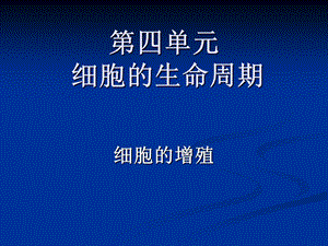 高中生物会考第六讲细胞的生命周期d文档资料.ppt