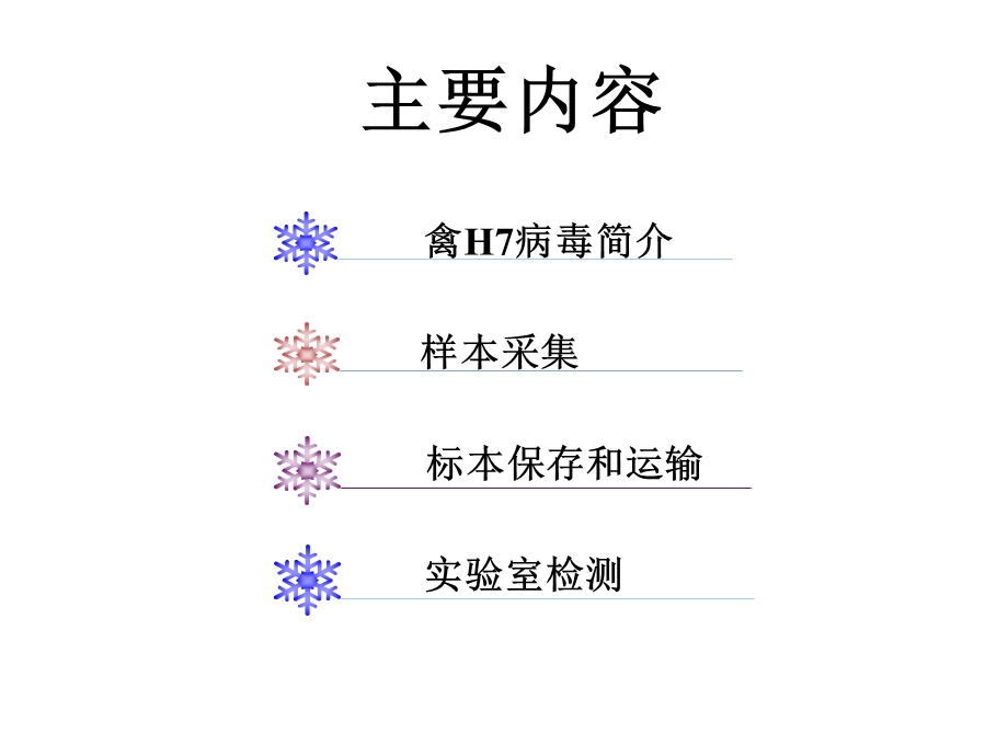 人感染H7N9禽流感病毒标本采集、运送及保存文档资料.ppt_第1页