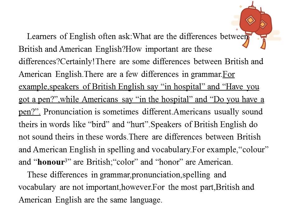 外研版高二英语必修5课件：Module1 British and American English(共58张PPT).pptx_第2页