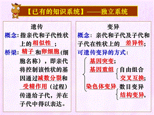 变异和遗传的细胞学基础高三生物专题复习公开课PPT课件.ppt