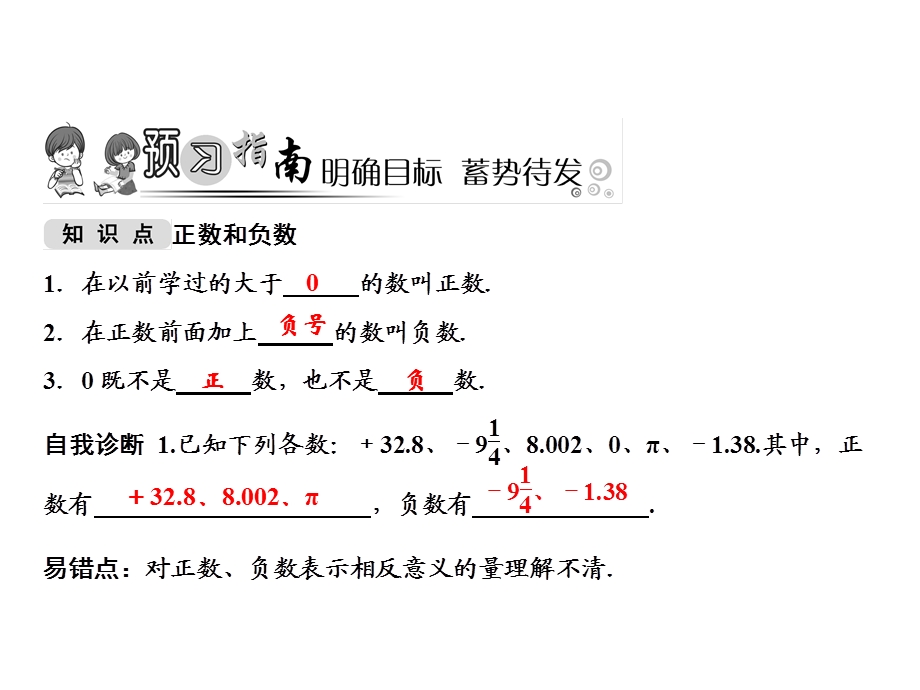 七年级华东师大版课件： 2．1.1　正数和负数.ppt_第2页