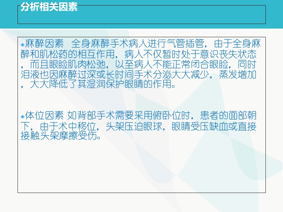 手术室护士对手术中患者眼睛观察及护理精选文档.ppt_第3页