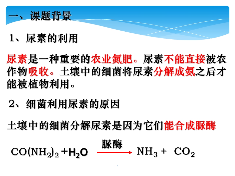 22土壤中分解尿素的细菌的分离和计数课件PPT文档资料.ppt_第2页