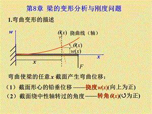 第8章梁的变形分析与刚度问题名师编辑PPT课件.ppt