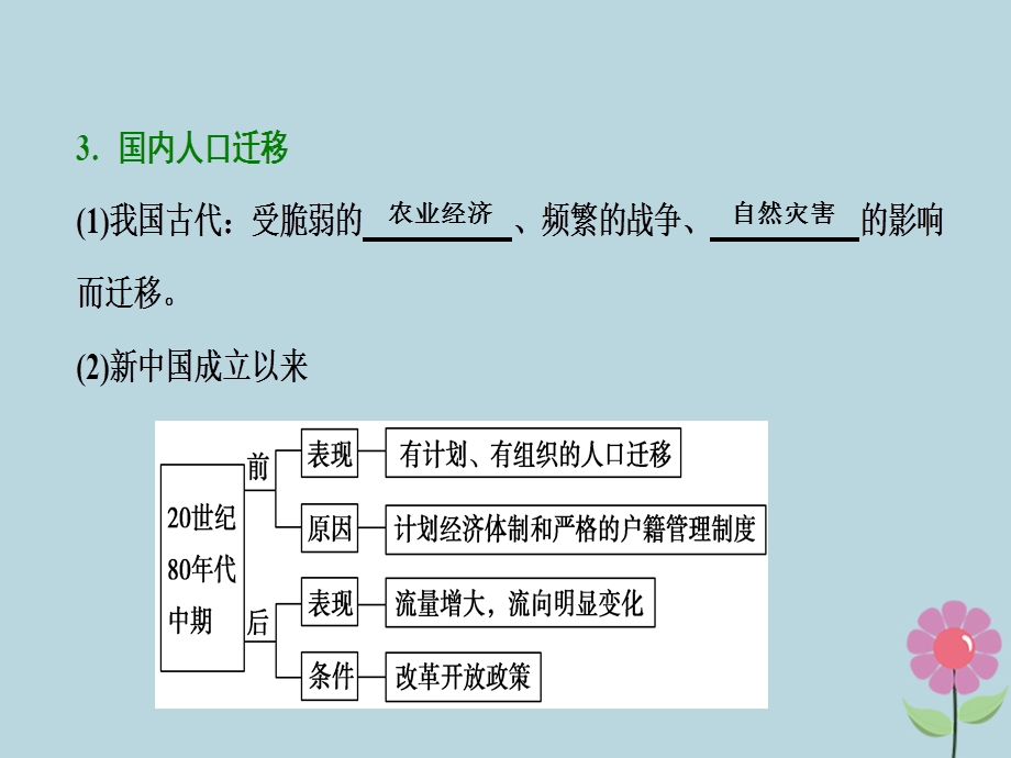 高考地理一轮复习第七章人口的变化第二讲人口的空间变化课件新人教版.pptx_第3页