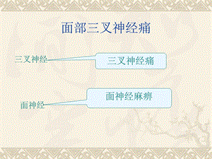 三叉神经疼痛的病因学说文档资料.ppt