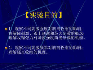 不同刺激强度和频率对骨骼肌收缩的影响PPT文档.ppt